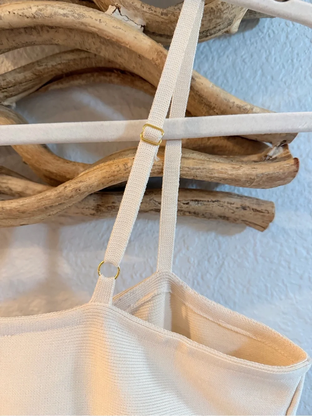 Free People Ivory Lace-Up Ribbed Cami Sz L Arlo lace up peplum tank top shirt